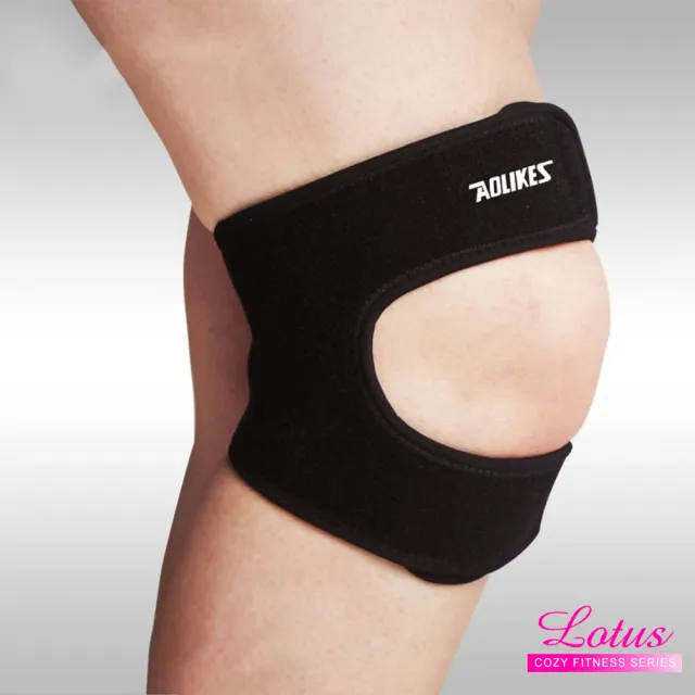 【LOTUS】快速到貨-可調式透氣膝關節保護帶運動護具(一只)