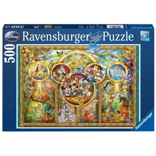 【德國Ravensburger】維寶拼圖 迪士尼彩繪玻璃 500片