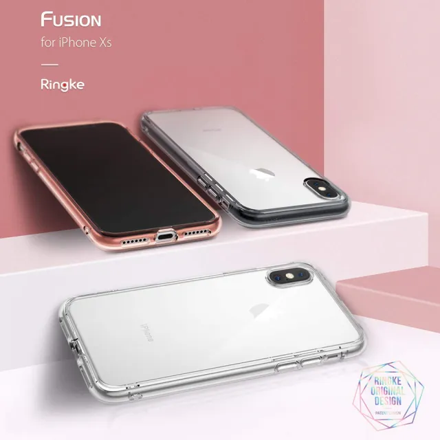 【Ringke】iPhone Xs / X 5.8吋 Fusion 透明背蓋防撞手機殼(Rearth 軍規防摔透明殼)