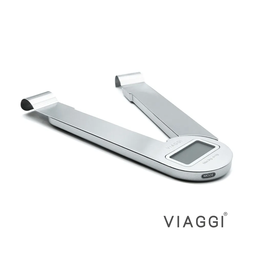 【VIAGGI】U型不鏽鋼電子料理秤(不鏽鋼色)