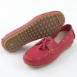 【G.Ms.】MIT情侶鞋系列-水洗牛皮帆船鞋(亮麗紅)