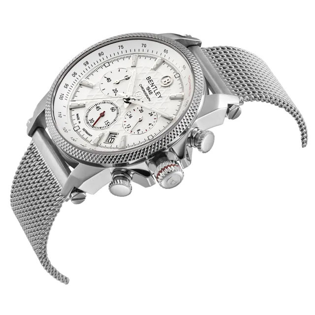 【Bentley 賓利】RACING系列 競速美學計時手錶(銀 BL1694-10WWI-M)