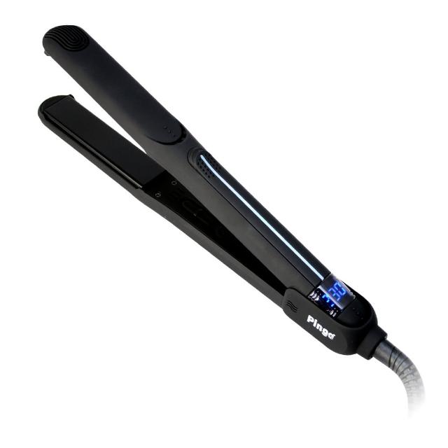 【Pingo台灣品工】PRO X1鈦空黑LED專業窄版離子夾(平板夾/直髮夾)