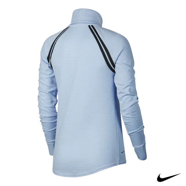 【NIKE GOLF】Nike Golf 女 運動長袖高領上衣/高爾夫球衫 藍 869462-466