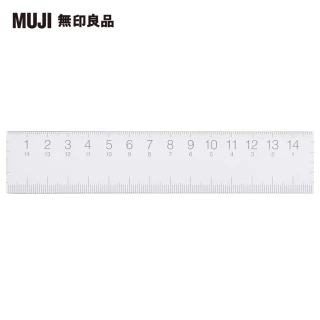 【MUJI 無印良品】壓克力透明尺/15cm