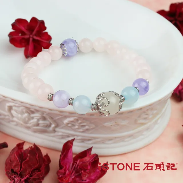 【石頭記】粉晶手鍊(甜蜜花園)
