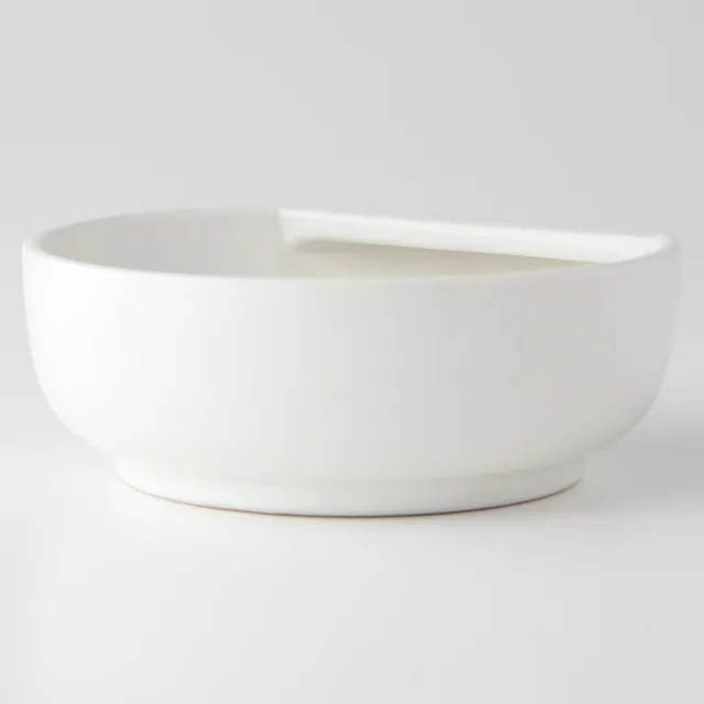 【MUJI 無印良品】米白瓷置杓碗