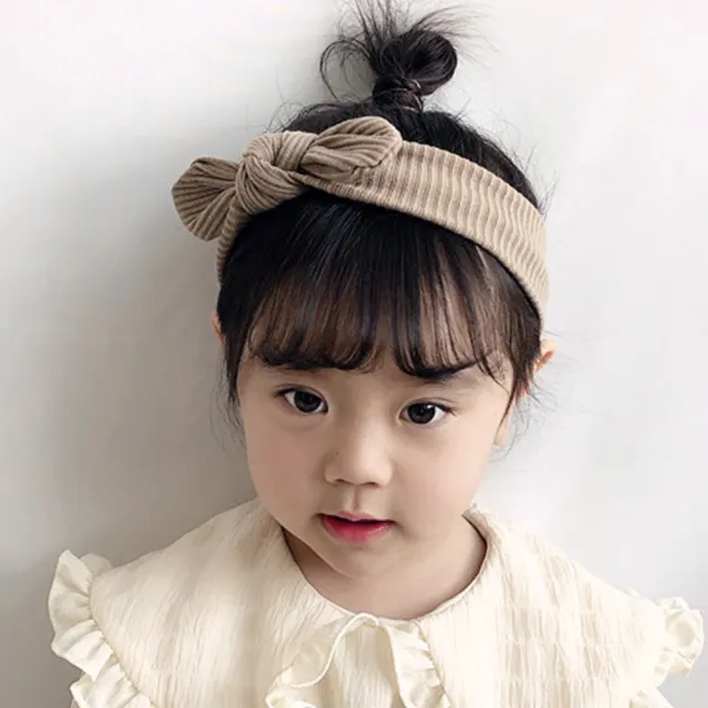 【UNICO】兒童 韓風俏皮伸縮彈力素色髮帶/髮飾(髮飾/配件/聖誕)