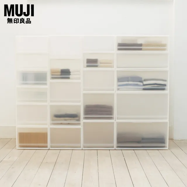 【MUJI 無印良品】PP收納盒/小/2入