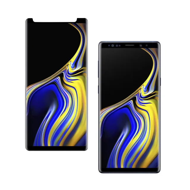 YANG YI 揚邑】Samsung Galaxy Note 9 全膠3D滿版曲面9H鋼化玻璃膜防爆