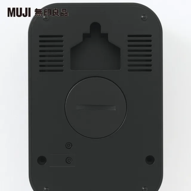 【MUJI 無印良品】數位溫濕度計/黑色