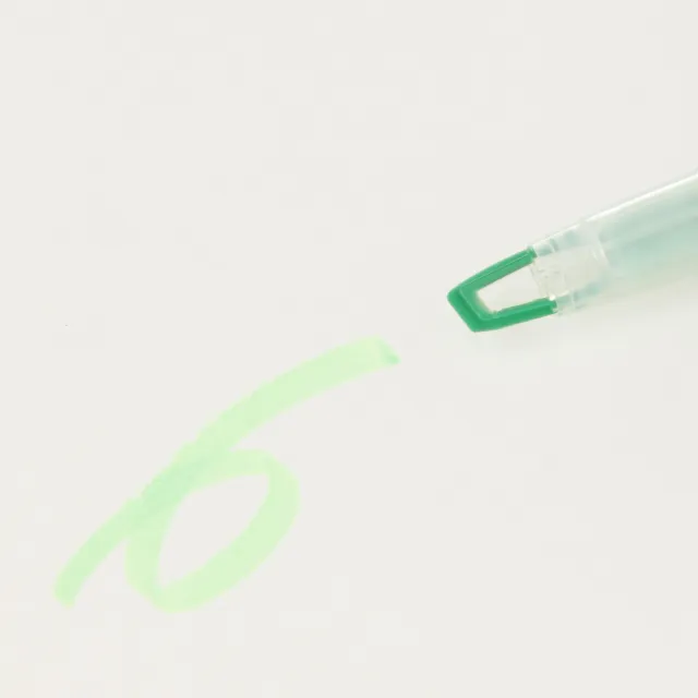 【MUJI 無印良品】附窗螢光筆/綠