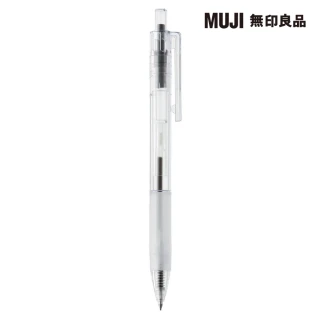 【MUJI 無印良品】透明管原子筆/0.7mm/黑