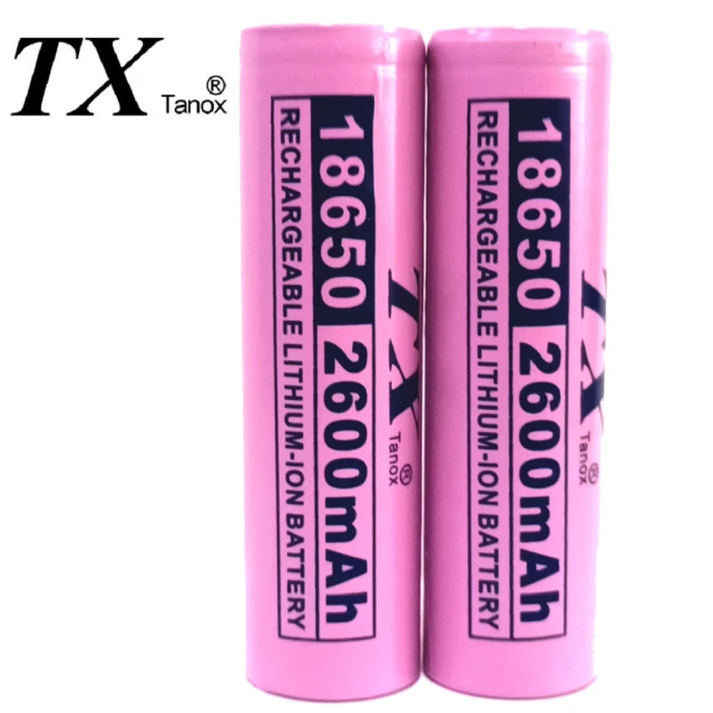 【TX特林】台灣安全認證18650鋰充電池2600mAh -2入(T-2600-2)