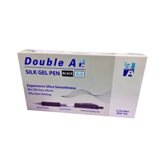 【Double A】極順中性筆0.5mm黑-DAGP18001(12支/盒)
