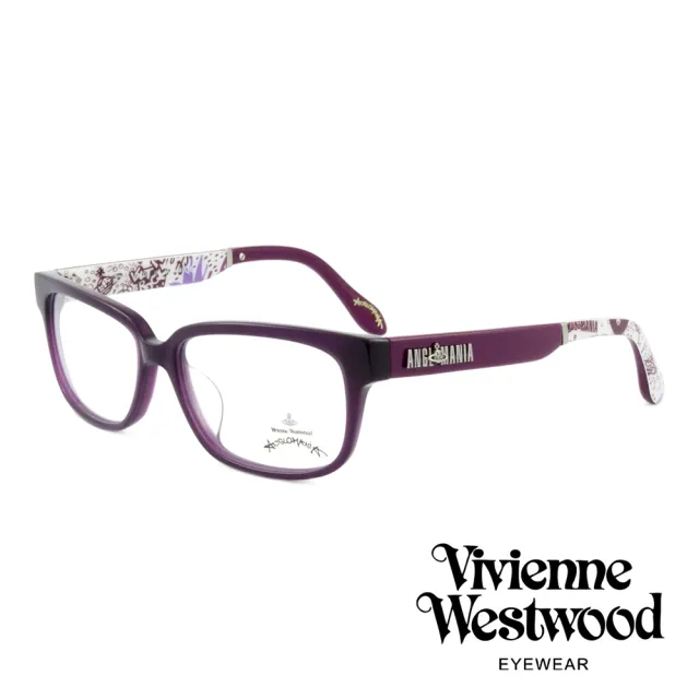 【Vivienne Westwood】英國薇薇安魏斯伍德插畫風格光學眼鏡(紫 AN298M02)