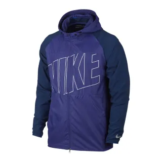 【NIKE 耐吉】Nike Golf 輕量防風連帽薄外套-藍 833317-512