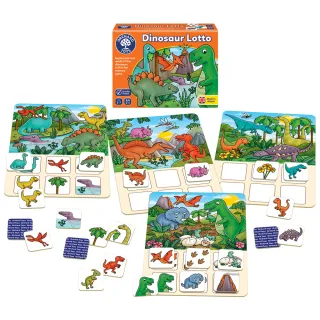 【Orchard Toys】幼兒桌遊-恐龍樂透配對(Dinosaur Lotto Game)