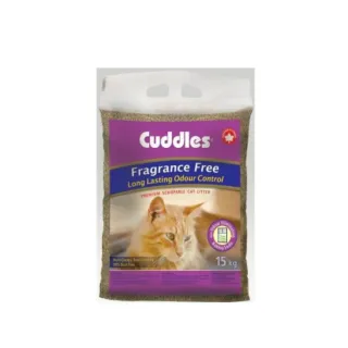 【Cuddles 諾美利加】七星級呵護凝結香味貓砂-無香味 15kg（凝結型貓砂）
