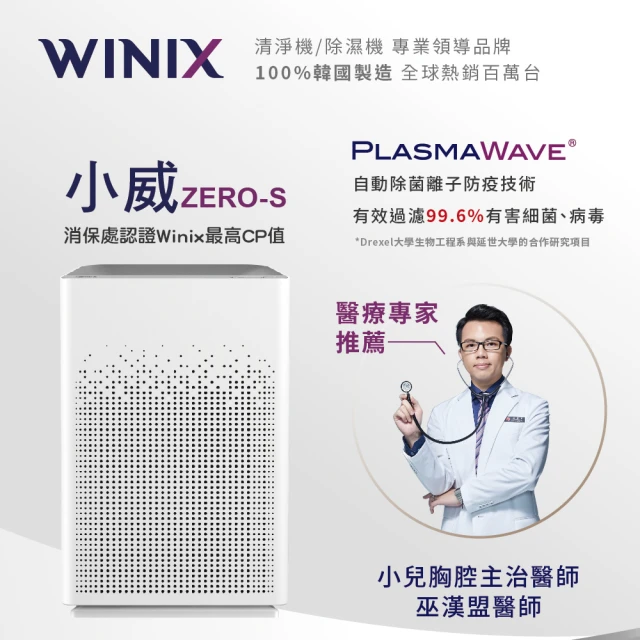 Winix DX16L Wifi清淨除濕機+AAPU300清