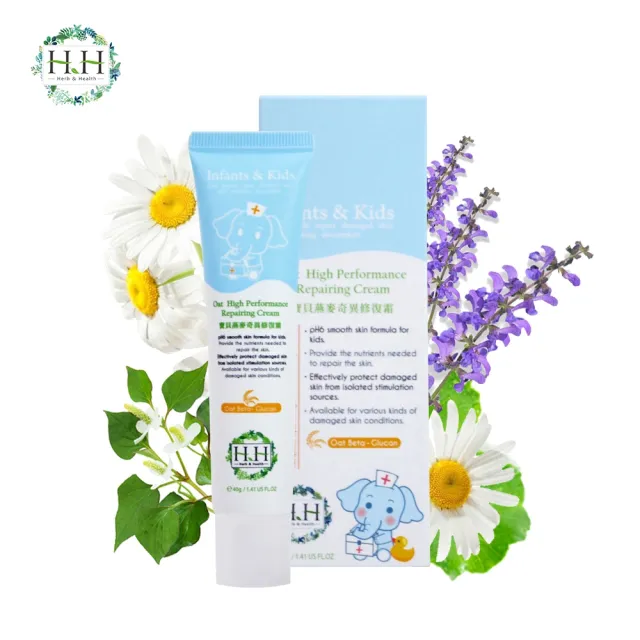 【HH 草本新淨界】H寶貝燕麥奇異修復霜40g(寶寶肌膚修護 寶寶保養)