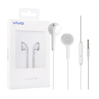 【VIVO】原廠 XE100 高品質平耳式 3.5mm耳機 各廠牌適用(全新盒裝)
