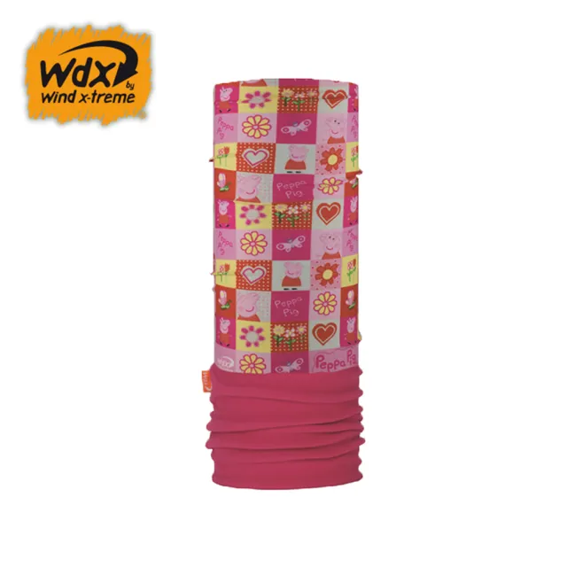 【Wind x-treme】兒童粉紅豬多功能保暖頭巾 POLAR Wind(多樣穿戴方式、防紫外線、抗菌、吸濕快乾)