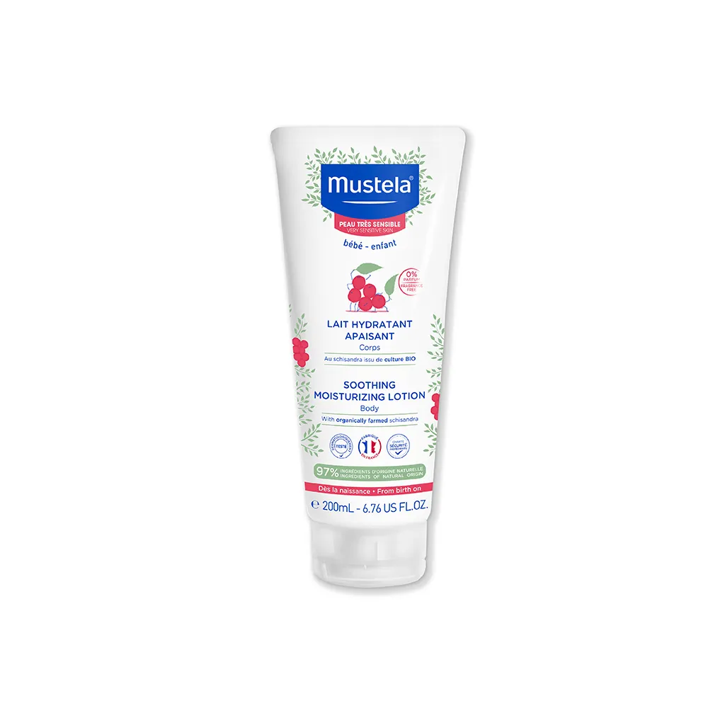 【Mustela 慕之恬廊】舒恬良 敏弱修復潤身乳 200ml(寶寶/嬰兒/新生兒/幼兒/兒童 身體乳液)