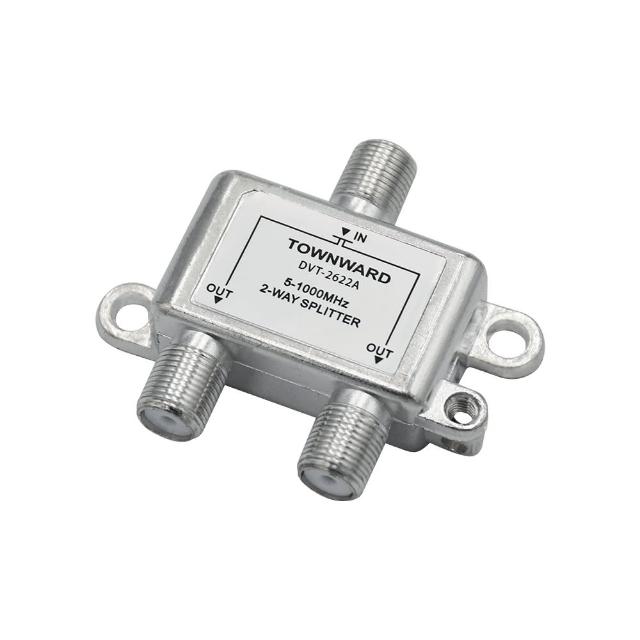 【TOWNWARD 大城科技】電視二分配器 1進2出(工程/無線電視/有線電視/型號:DVT-2622A)
