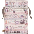 【San-X】魔幻馬戲團貓咪鋼琴系列束口袋化妝包組(魔幻馬戲)