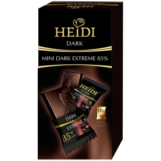 即期品【瑞士赫蒂】迷你85%黑巧克力50g(賞味期限:2024/09/26)