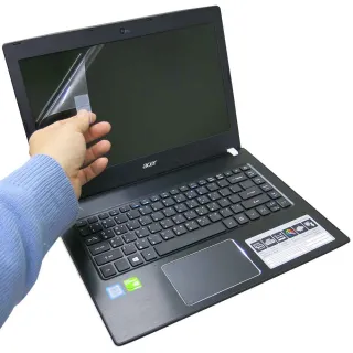 【Ezstick】ACER Aspire E5-476 E5-476G 靜電式筆電LCD液晶螢幕貼(可選鏡面或霧面)