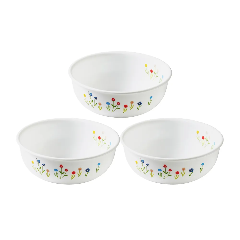 【CORELLE 康寧餐具】3件式韓式湯碗組(多花色可選)