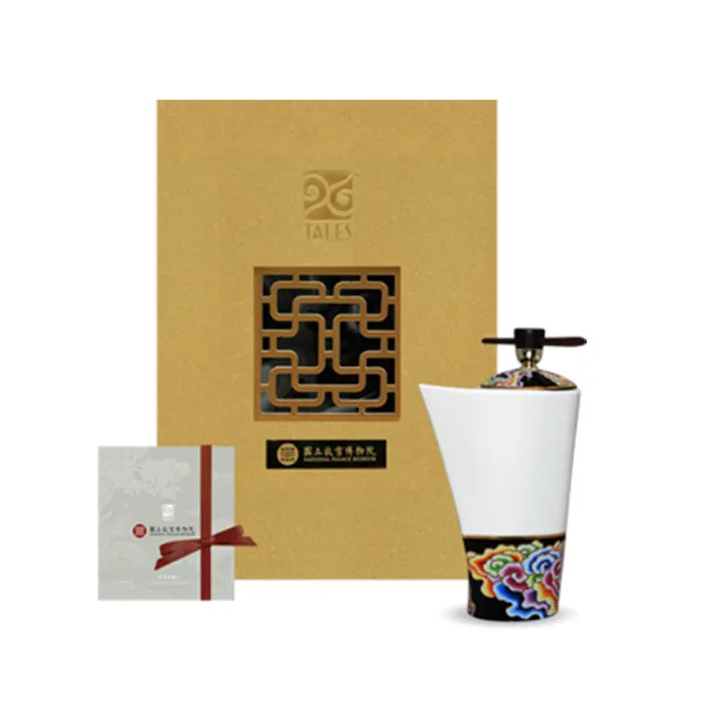 【TALES 神話言】典藏故宮-雲陞晉爵•品器-工藝典藏款茶倉(文創 禮品 禮物 收藏)
