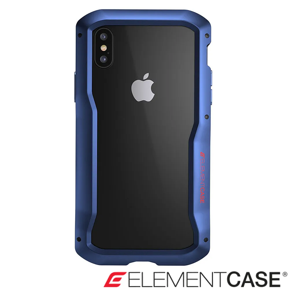 【美國 Element Case】iPhone XS Max VAPOR-S(高階金屬防摔殼-藍)