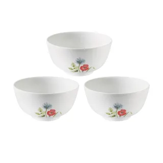 【CORELLE 康寧餐具】3件式中式飯碗組(多花色可選)