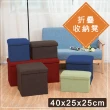 【TENGYUE】優質耐重可摺疊收納椅凳40x25x25CM