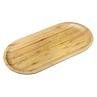 【英國 WILMAX】竹製長圓形餐盤/輕食盤(40.5x20.5CM)