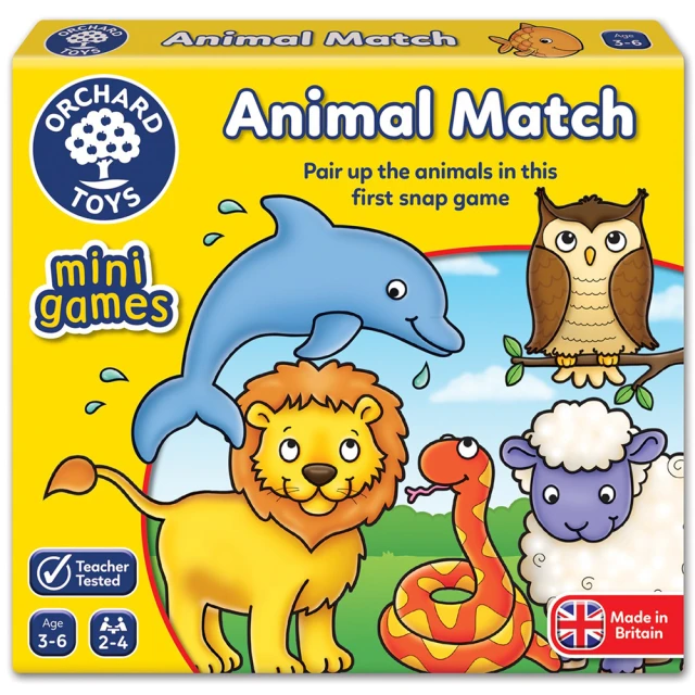【Orchard Toys】可攜桌遊-快手配對(Animal Match Mini Game)