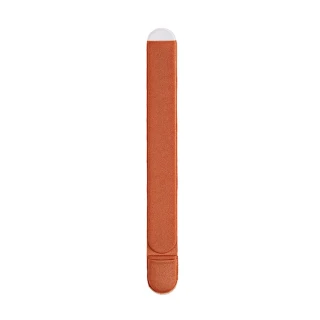 3D Air 黏貼式Apple Pencil彈性保護收納筆套(橘色)