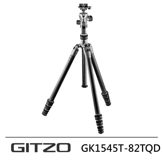 【gitzo 捷信】GK1545T-82TQD Traveler 碳纖維1號4節三腳架-球型雲台套組