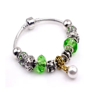 【馥瑰馨盛】青瑟奇遇串珠潘朵Pando琉璃手環(含開光加持)