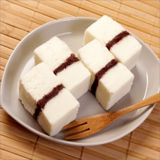 【百佳烘焙】北海道牛奶紅豆蛋糕-2盒組(百分百純蛋白｜萬丹紅豆｜口感柔軟綿順)