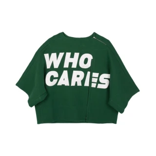 【Who Cares】聯名款。釋放系列平領拉鍊造型上衣
