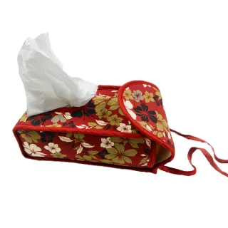 【J&N】槿花掛飾面紙盒套(2 入)