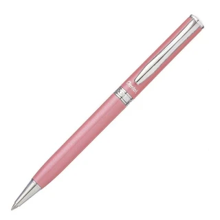 【PENTEL】飛龍 B811P 高級不鏽鋼原子筆(粉紅軸)