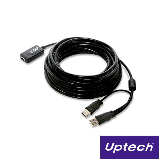 【Uptech】C418 USB2.0訊號延伸線(10米)