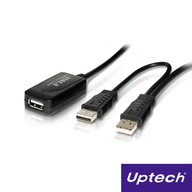 【Uptech】C418 USB2.0訊號延伸線(10米)