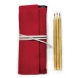 【綠的事務用品】Tissu牛津簡約綁繩筆袋-紅