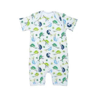 【Under The Nile】有機棉 短袖連身學爬衣褲(換季特價-)